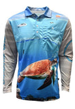 Load image into Gallery viewer, Adult Long Sleeve Shirt - Fishing Sunshine Coast - Design Works Apparel - Create Your Vibe Outdoors sun protection