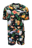 Load image into Gallery viewer, Adult Short Sleeve Sun Safe Hawaiian Shirt - Bin Chicken Black - Design Works Apparel - Create Your Vibe Outdoors sun protection