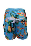 Load image into Gallery viewer, Adult Sun Safe Hawaiian Shorts - Bin Chicken Aqua Blue - Design Works Apparel - Create Your Vibe Outdoors sun protection