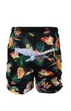 Load image into Gallery viewer, Adult Sun Safe Hawaiian Shorts - Bin Chicken Black - Design Works Apparel - Create Your Vibe Outdoors sun protection