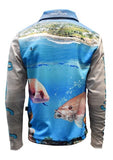 Load image into Gallery viewer, Kids Long Sleeve Shirt - Fishing Sunshine Coast - Design Works Apparel - Create Your Vibe Outdoors sun protection