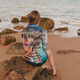 Load image into Gallery viewer, Adult Long Sleeve Sun Safe Fishing Shirt - Cape York, Hit The Tip - Design Works Apparel - Create Your Vibe Outdoors sun protection