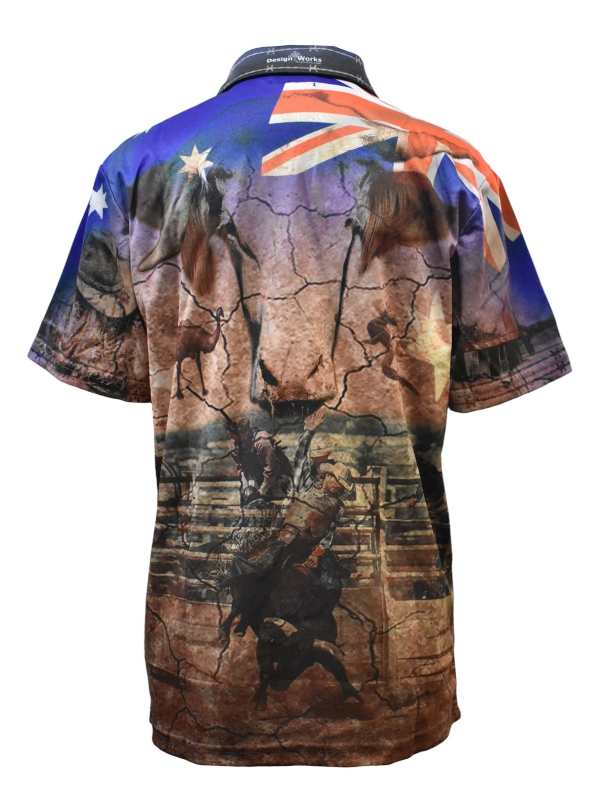 Adult S/S - My Country Australia - Design Works Apparel – Design
