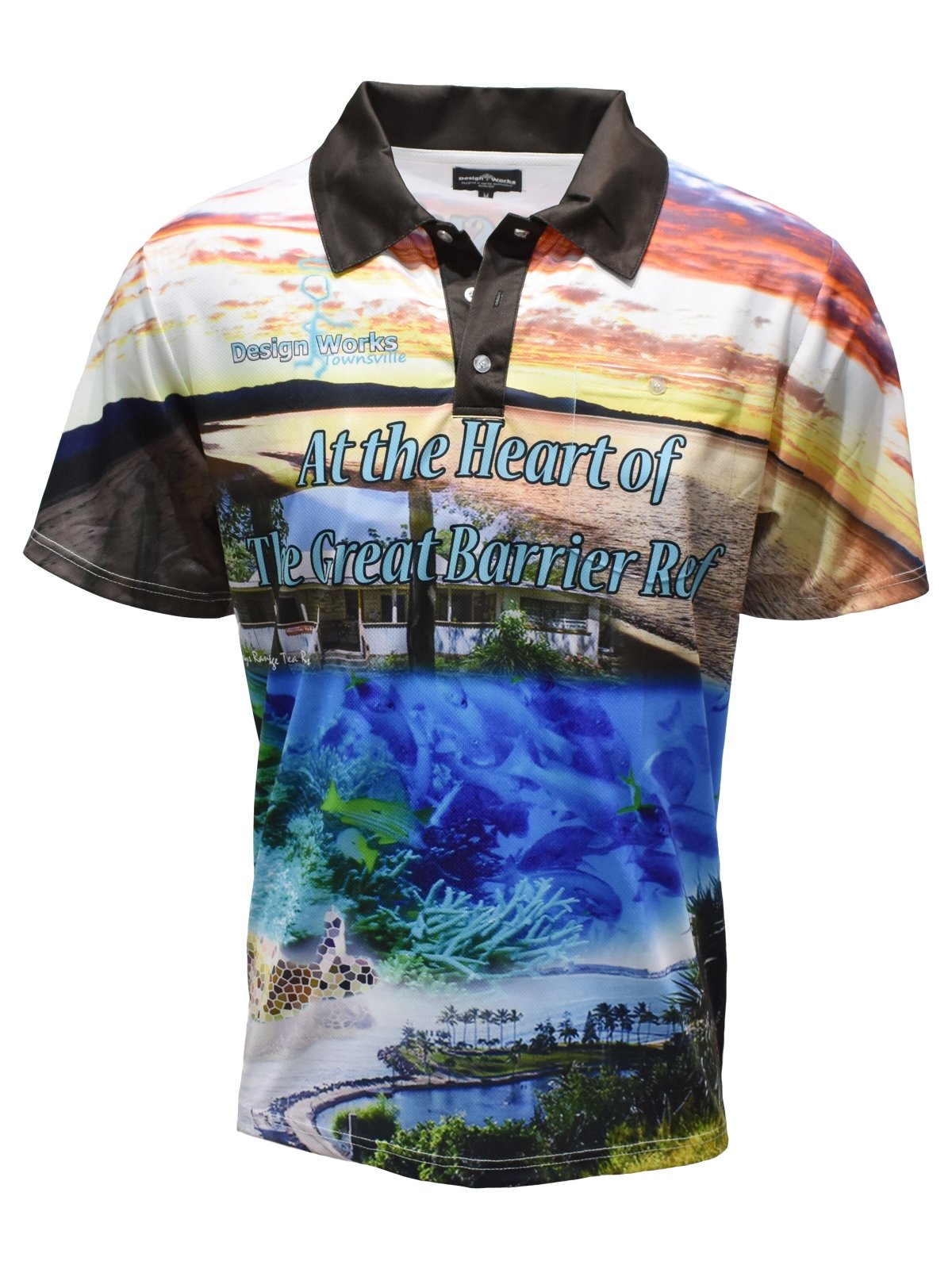 Adult Short Sleeve Outdoor Camping Fishing Shirt - Townsville