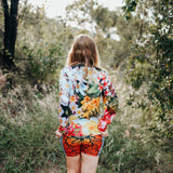 Load image into Gallery viewer, Adult Sun Long Sleeve Tropical Shirts - Frangipani - Design Works Apparel - Create Your Vibe Outdoors sun protection