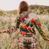 Load image into Gallery viewer, Adult Sun Safe Long Sleeve Gardening Tropical Shirts - Orchids - Design Works Apparel - Create Your Vibe Outdoors sun protection